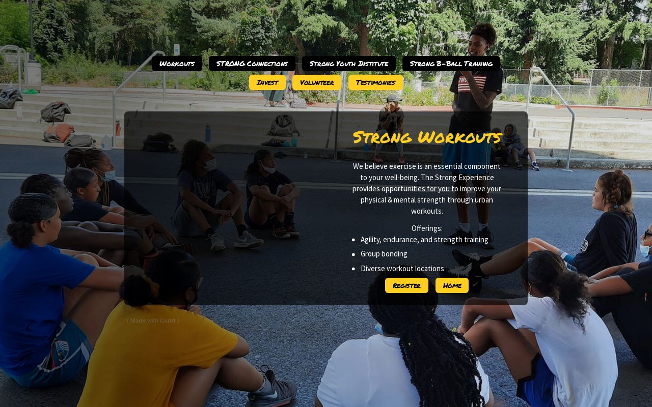 Strong Program STRONG Programs